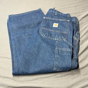 Carhartt Men's FR Jeans 32 waist hemmed leg approx 28” inseam